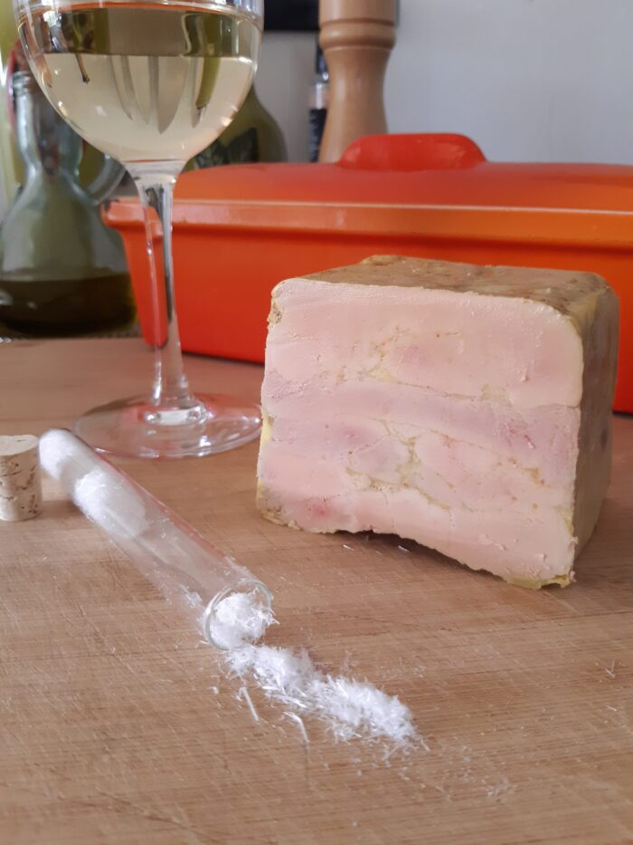 Foie gras mi-cuit à la coupe