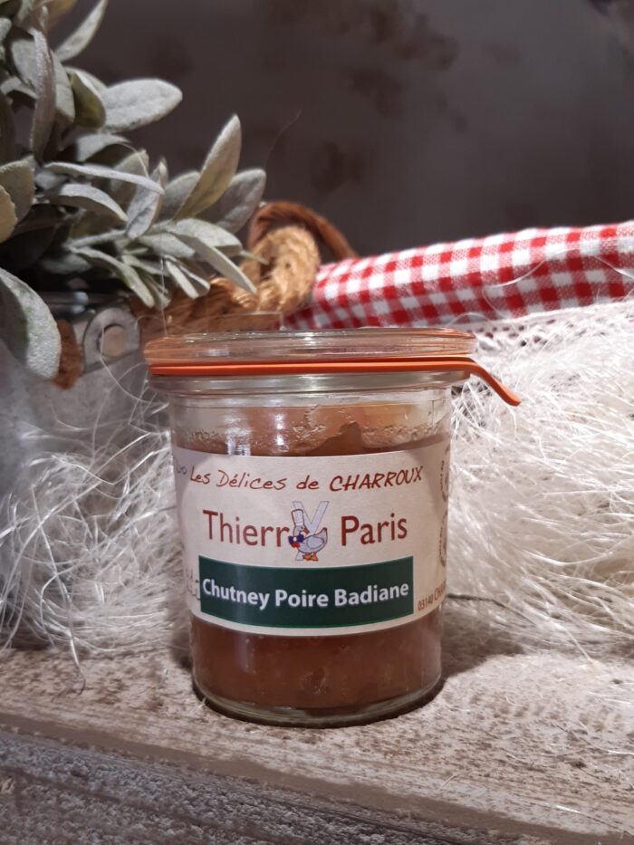 chutney poire badiane