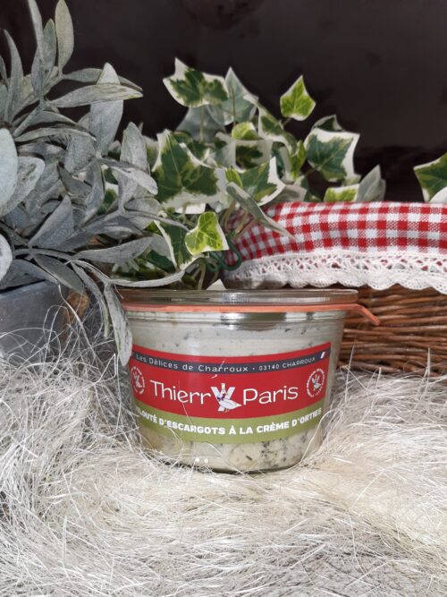 velouté escargots crème orties